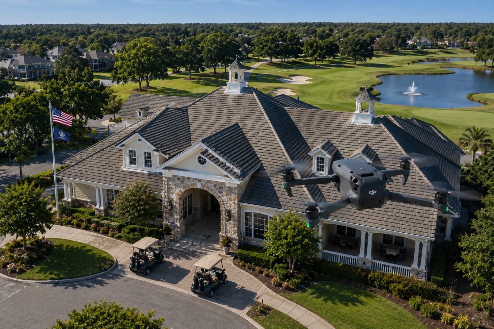 HOA Property Inspection — AES drone in action