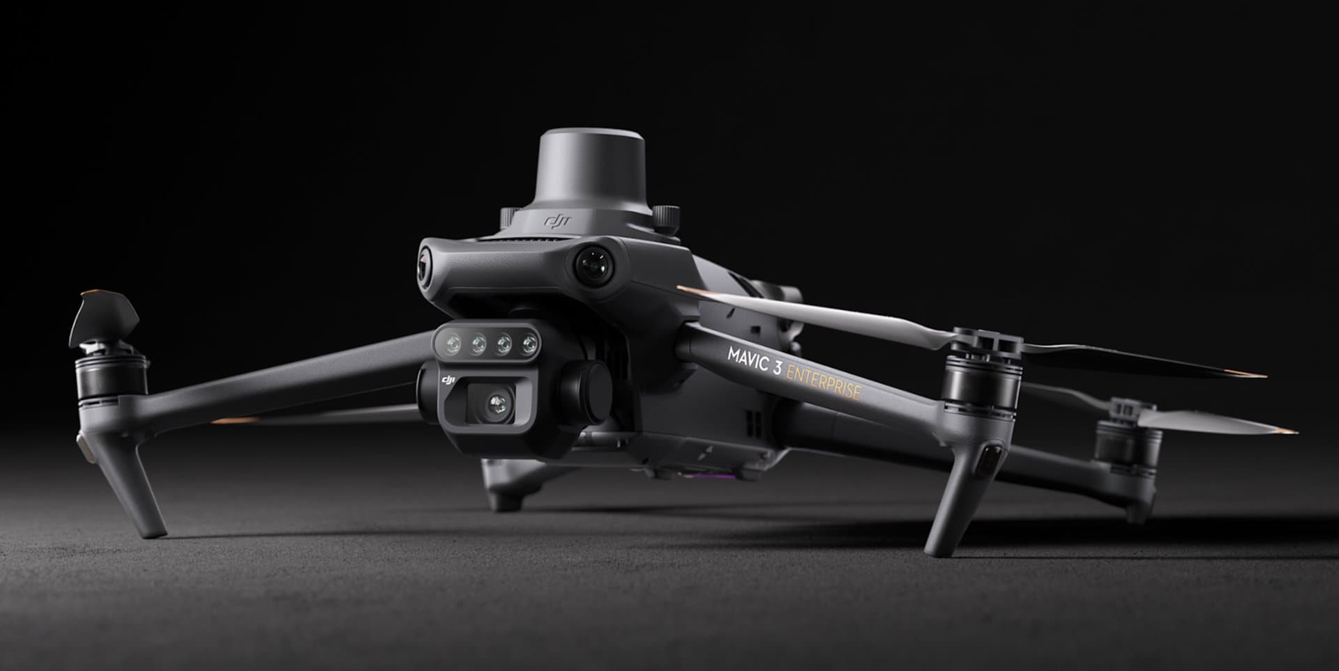 DJI Mavic 3 Multispectral drone — close-up of the multispectral sensor array