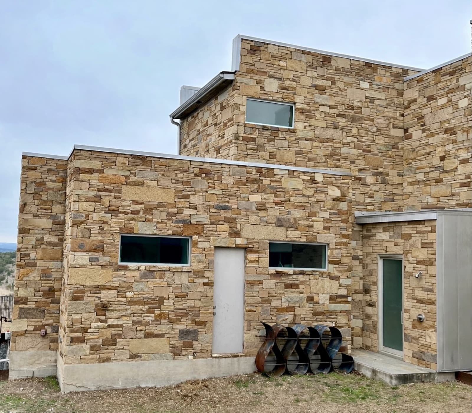 Facade & Limestone Cleaning by Drone — AES drone in action
